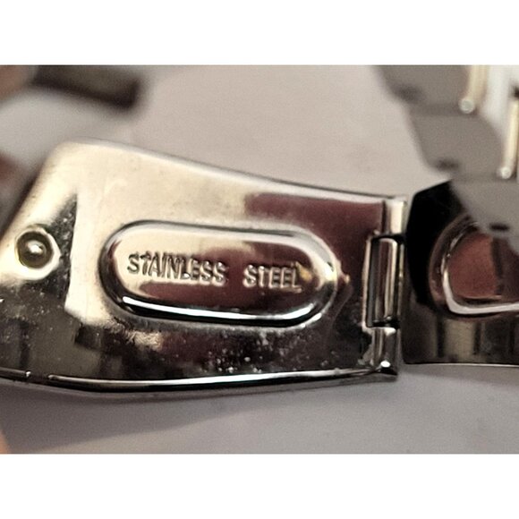 Vince Camuto Swarovski Crystal Bracelet Watch Silver-Tone Women’s Multi-Function - Picture 10 of 14